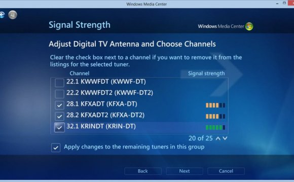 Antenna to pick up local channels