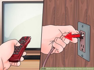Image titled Set up a DTV Digital Converter Box and Antenna Step 2