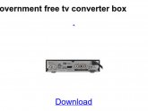 Free DTV converter box